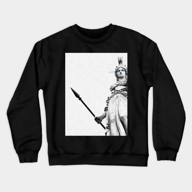 Athena the goddess of wisdom Crewneck Sweatshirt by Underdott